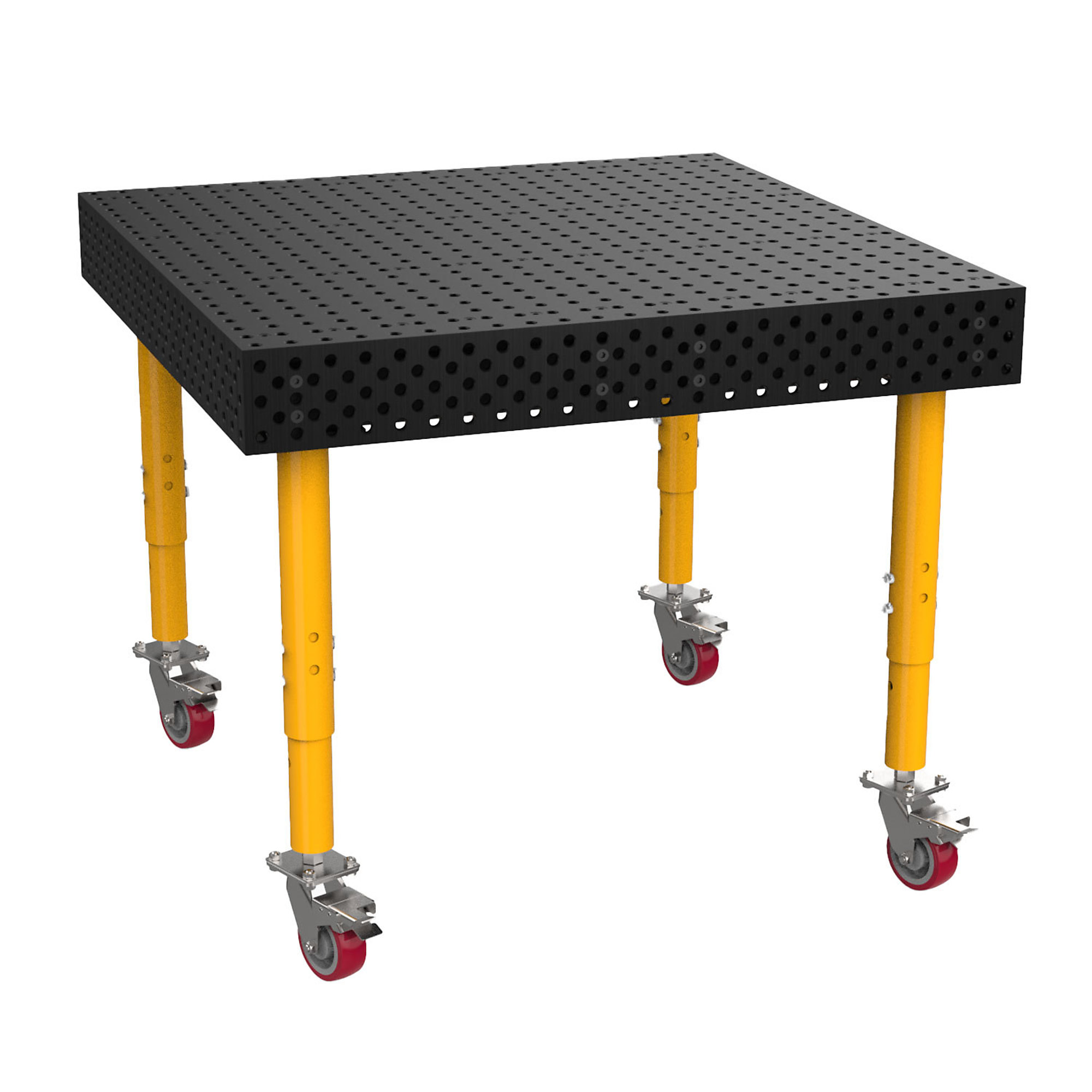 Strong Hand Tools Buildpro Welding Table, Capacity 650lb., 48in. x 48in., Model# TA5-4848Q-C1